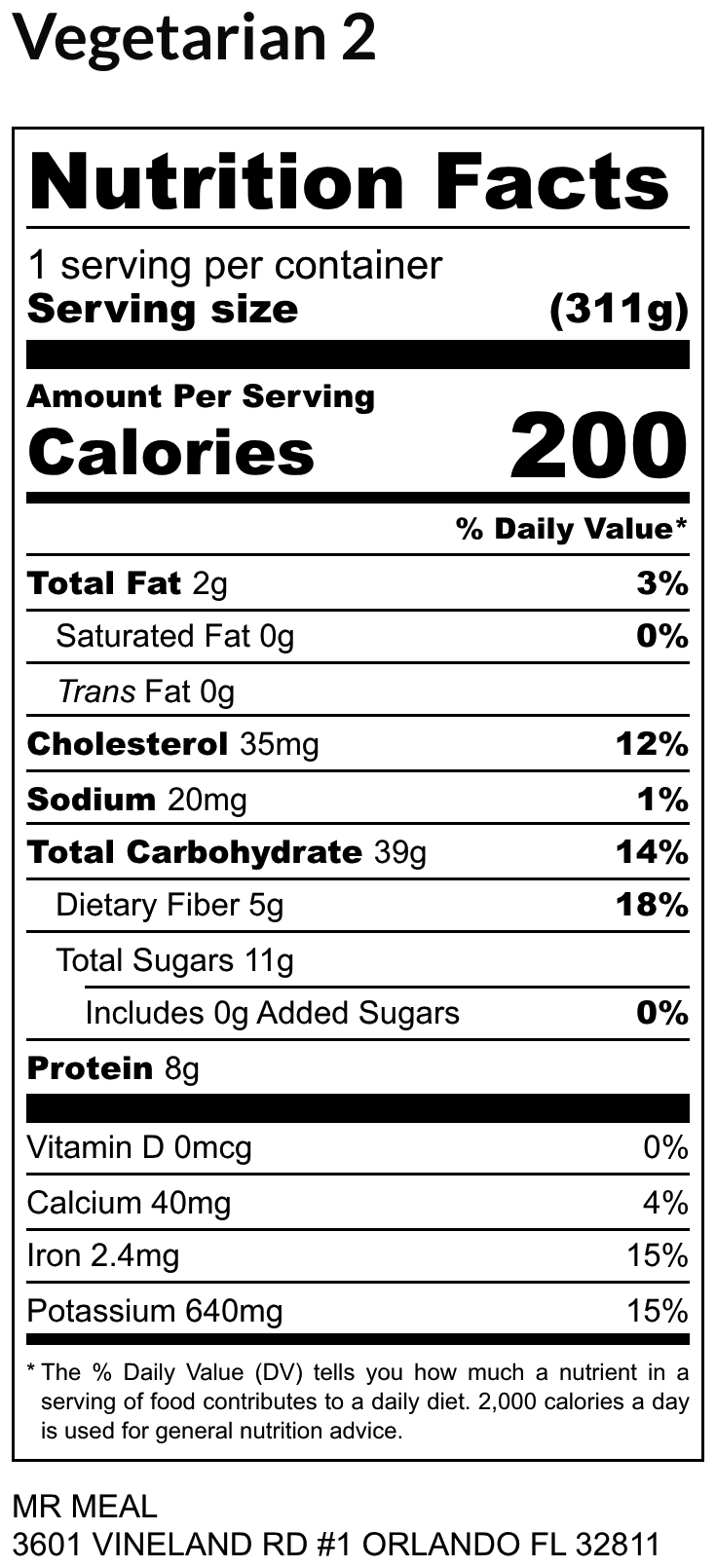 VEGETARIAN 2 06/01/26