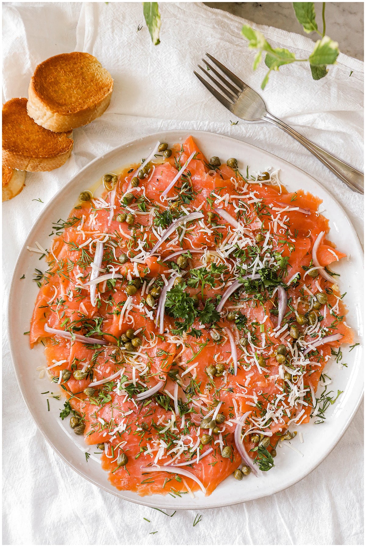 Smoked Salmon Carpaccio