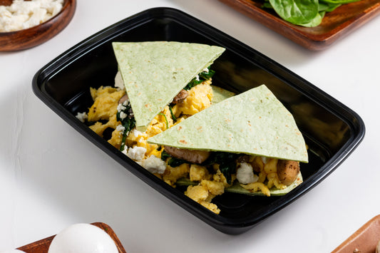 Egg & Spinach Quesadillas