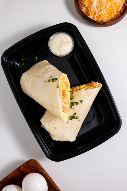 Turkey & Cheese Egg Wrap