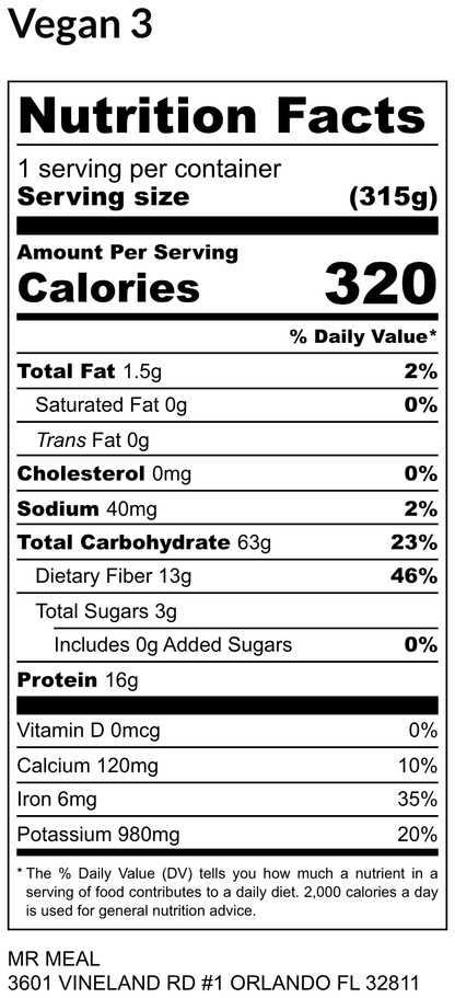 VEGAN MEAL 3 03/30/26