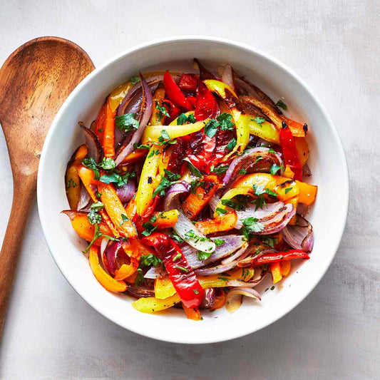 Roasted Bell Peppers & Onions