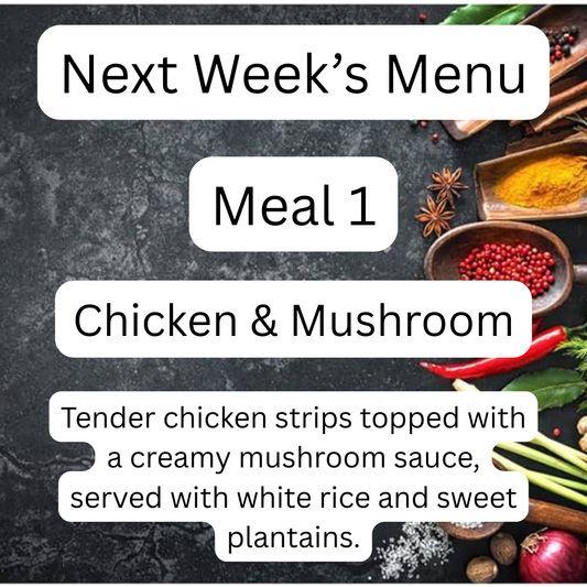 Weekly Meal 1 10/20/25